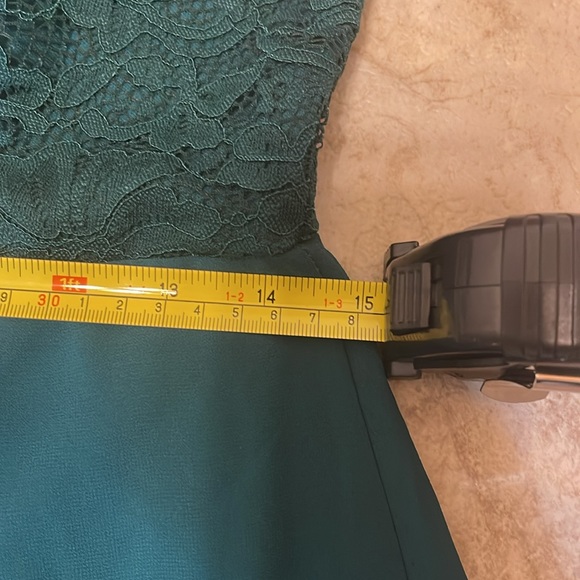 Dark green bridesmaids/mother of the bride/groom dress. - Picture 9 of 13